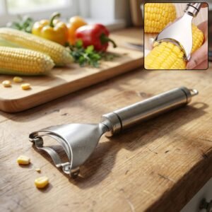 Corncobstripper-WOSKU-01.jpg Fruit & Vegetable Peeler – Sharp Stainless Steel Serrated Blade