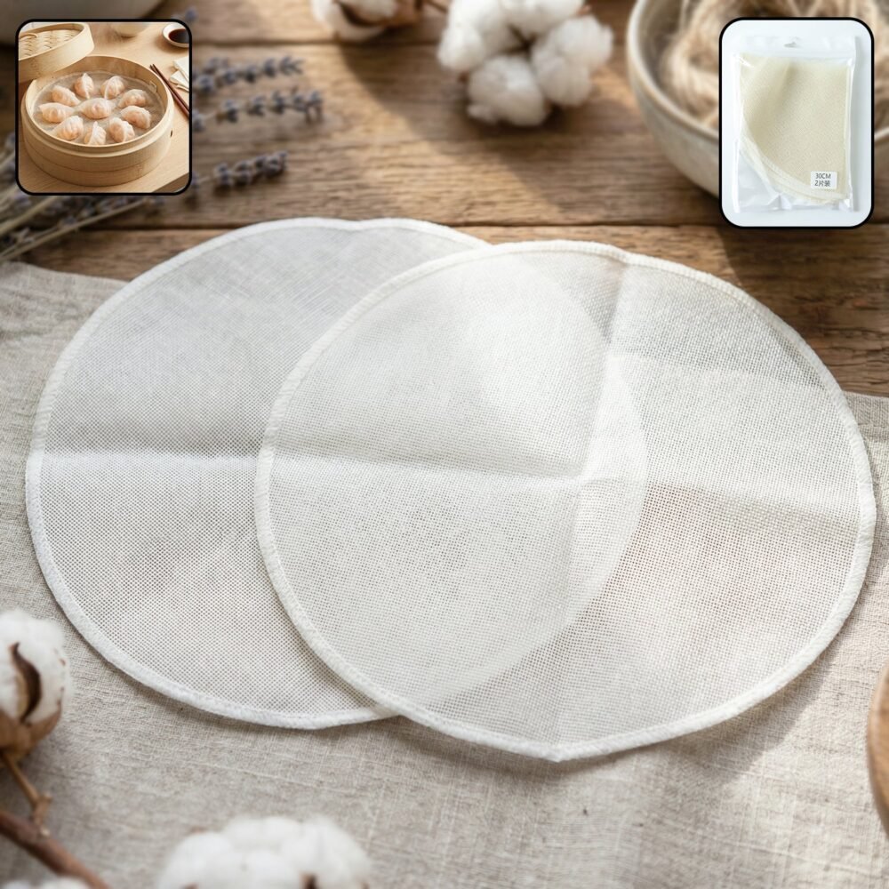 Reusable Cotton Steam Cloth – Non-Stick, Eco-Friendly, Easy to Clean