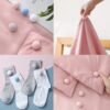 Soft Duvet Button Clip – No-Sew Secure Comforter & Curtain Holder