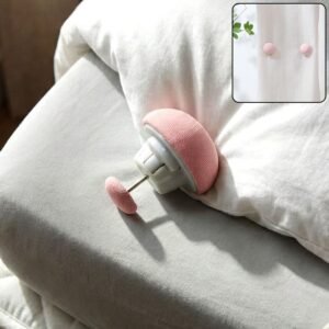 CottonBlanketNeedle-WOSKU-01.jpg Soft Duvet Button Clip – No-Sew Secure Comforter & Curtain Holder