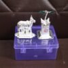 Cow-And-Tulsi-08.jpg Kamdhenu Cow & Tulsi Plant Silver-Plated Pair – Divine Pooja Décor