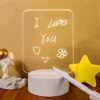 LED Acrylic Message Board Night Lamp – USB Powered Decorative Light