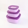 Crystal-container-06.jpg Food Storage Container Set – Leak-Resistant, Stackable 3-Piece
