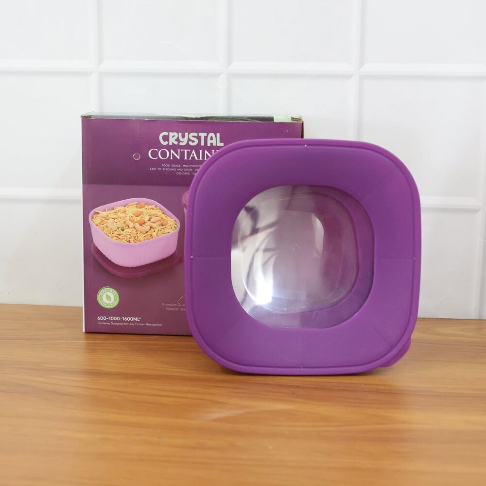 Crystal-container-07.jpg Food Storage Container Set – Leak-Resistant, Stackable 3-Piece