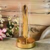 Crystal Table Lamp – Tall Cylinder Shape with USB Charging
