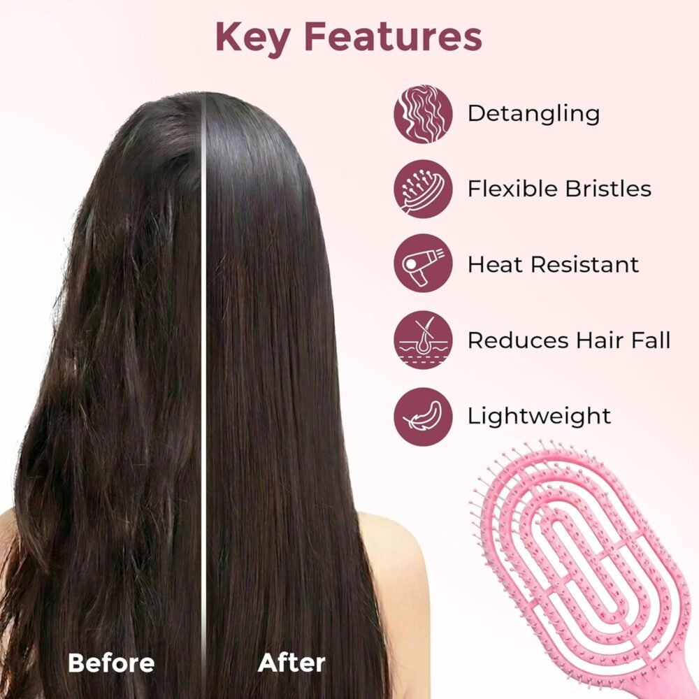 Detangling Hair Brush – Faster Drying & Gentle Scalp Massage