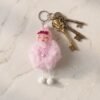 Plush Doll Keychain – Soft Fur Ball Charm
