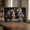 Radha Krishna Wall Painting – Divine Art for Home & Temple