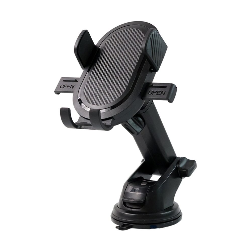Car Mobile Holder – Adjustable 360° Suction Mount with One-Touch Lock