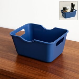 Storage Basket Organizer – Durable, Compact Utility Basket with Handles