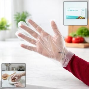 DisposableHandGloves.jpg Disposable plastic hand gloves – lightweight food-safe cover