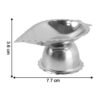 Stainless Steel Diamond Design Agarbatti & Diya Stand – Durable & Elegant