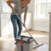 DoubleMopBucket-07.jpg Small Flat Mop Bucket Set – Compact Multipurpose Cleaning Kit