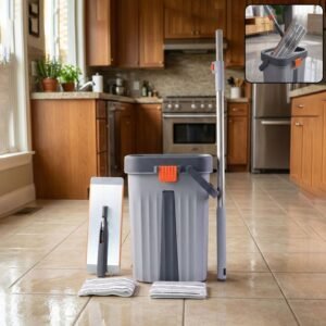 Small Flat Mop Bucket Set – Compact Multipurpose Cleaning Kit