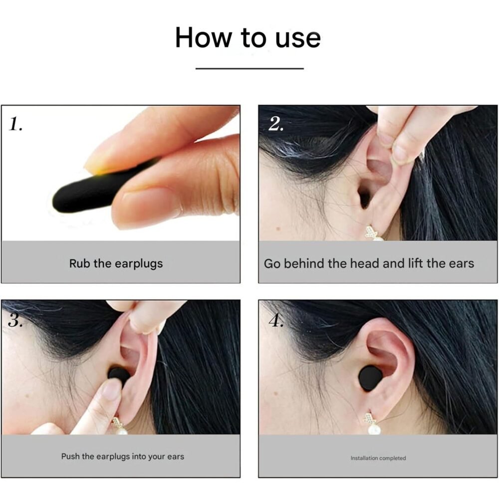 EarPlugs-06.jpg Soft Noise Reduction Ear Plugs – Comfortable & Reusable Pair