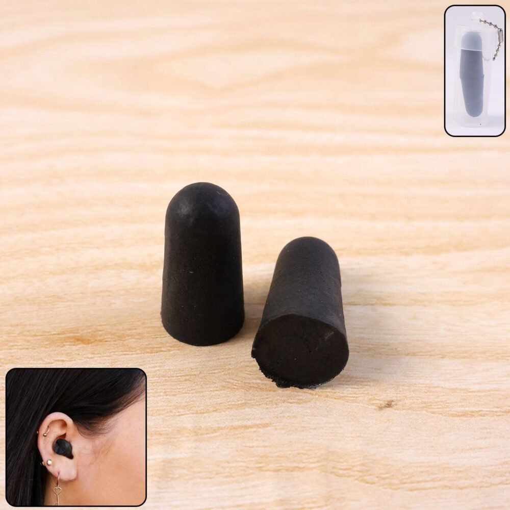 EarPlugs-WOSKU-01.jpg Soft Noise Reduction Ear Plugs – Comfortable & Reusable Pair