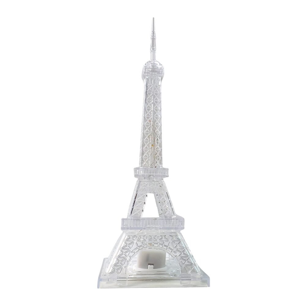 LED Eiffel Tower Decorative Night Light – Multicolor Crystal Lamp
