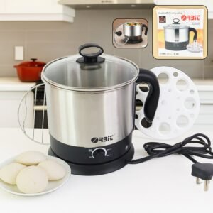 ElectricKettle-WOSKU-01.jpg Electric Idli Cooker – 650W Stainless Steel Steamer for Healthy Meals