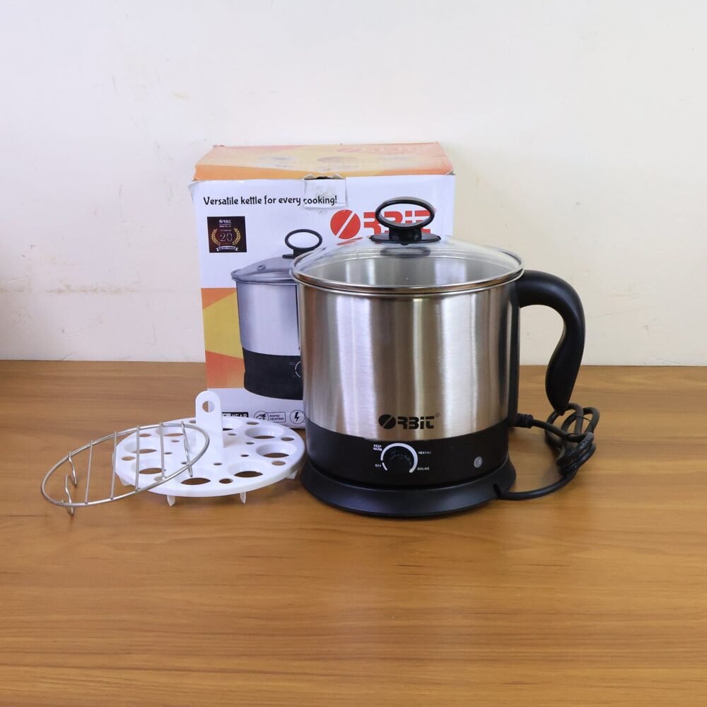 Electric Idli Cooker – 650W Stainless Steel Steamer for Healthy Meals