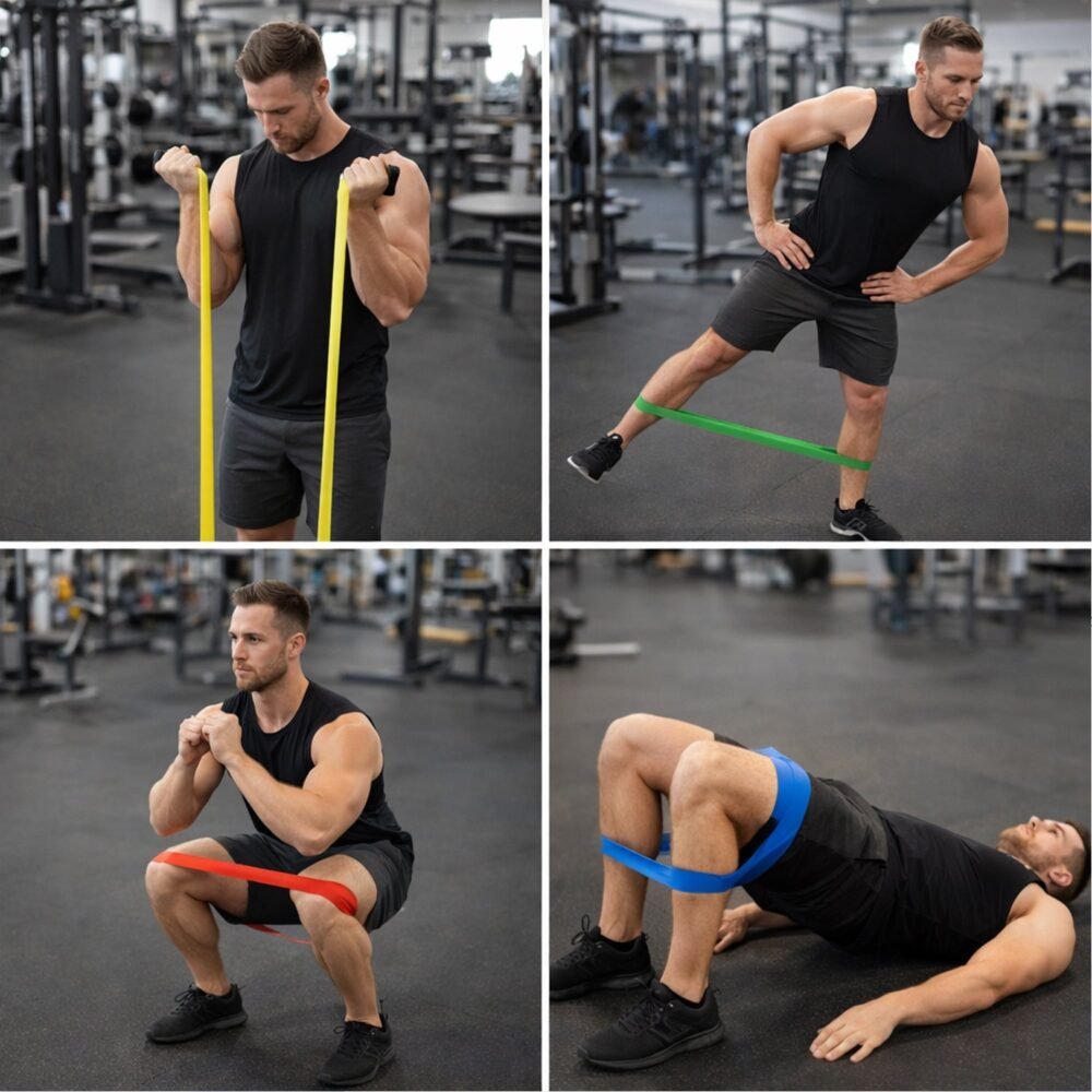 Excercise-Loop-Band-3.jpg Elastic Resistance Exercise Bands – Full Body Workout Set for Home