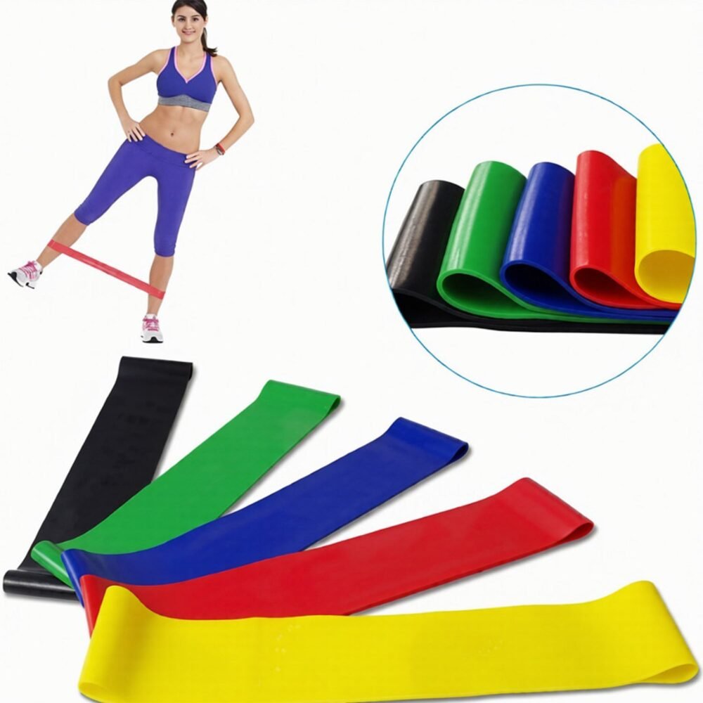 ExcerciseLoopBand03.jpg Elastic Resistance Exercise Bands – Full Body Workout Set for Home