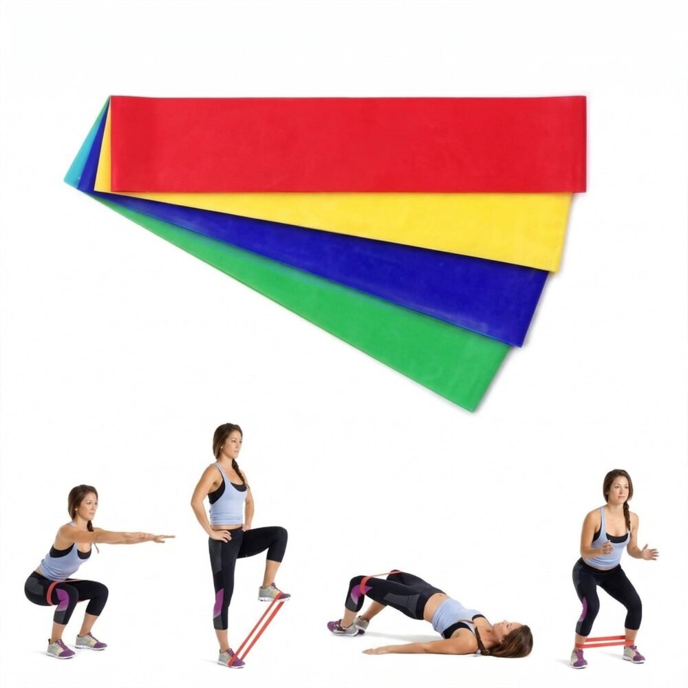 ExcerciseLoopBand04.jpg Elastic Resistance Exercise Bands – Full Body Workout Set for Home
