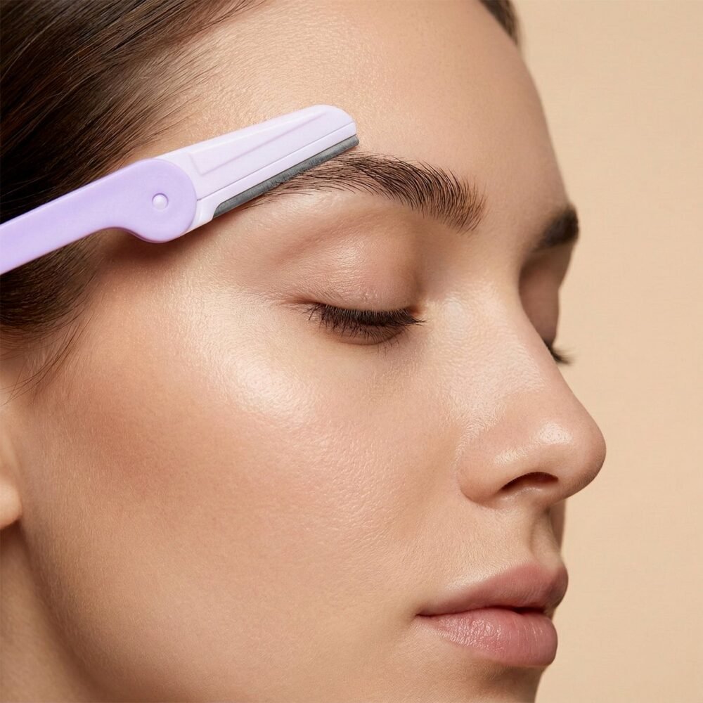 Eyebrow Razor with 3 Replaceable Blades – Precision Facial Grooming