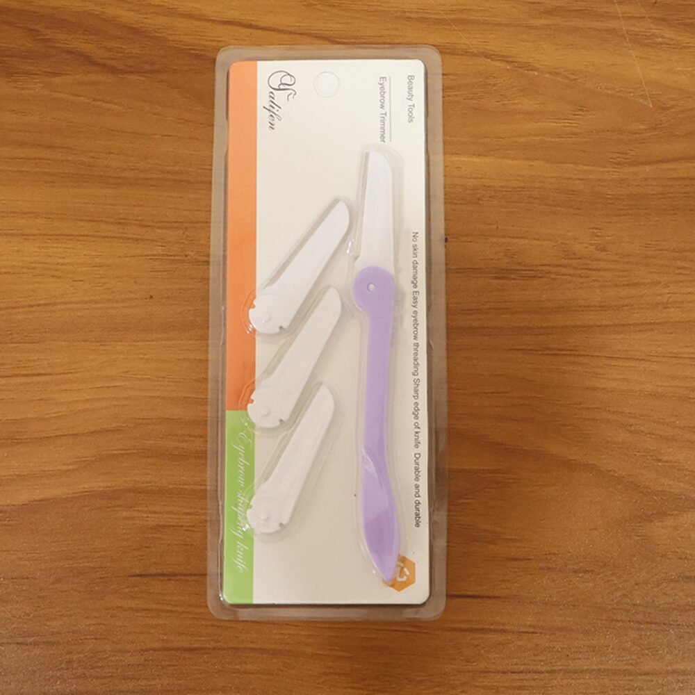 Eyebrow Razor with 3 Replaceable Blades – Precision Facial Grooming