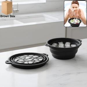 Silicone Ice Facial Bowl – Portable Foldable Cold Therapy