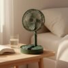 Fan-02.jpg Telescopic Foldable Mini USB Desk Fan – Adjustable & Quiet Cooling