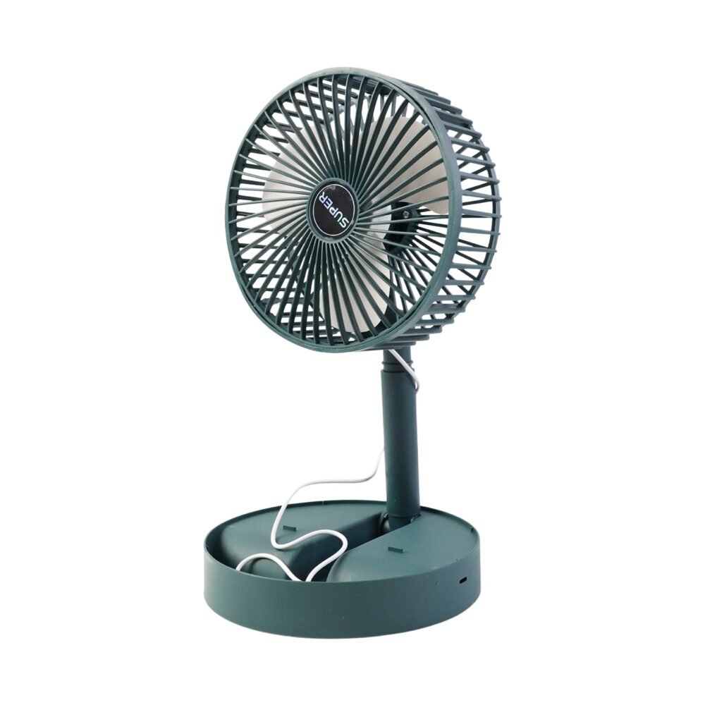 Fan-05.jpg Telescopic Foldable Mini USB Desk Fan – Adjustable & Quiet Cooling