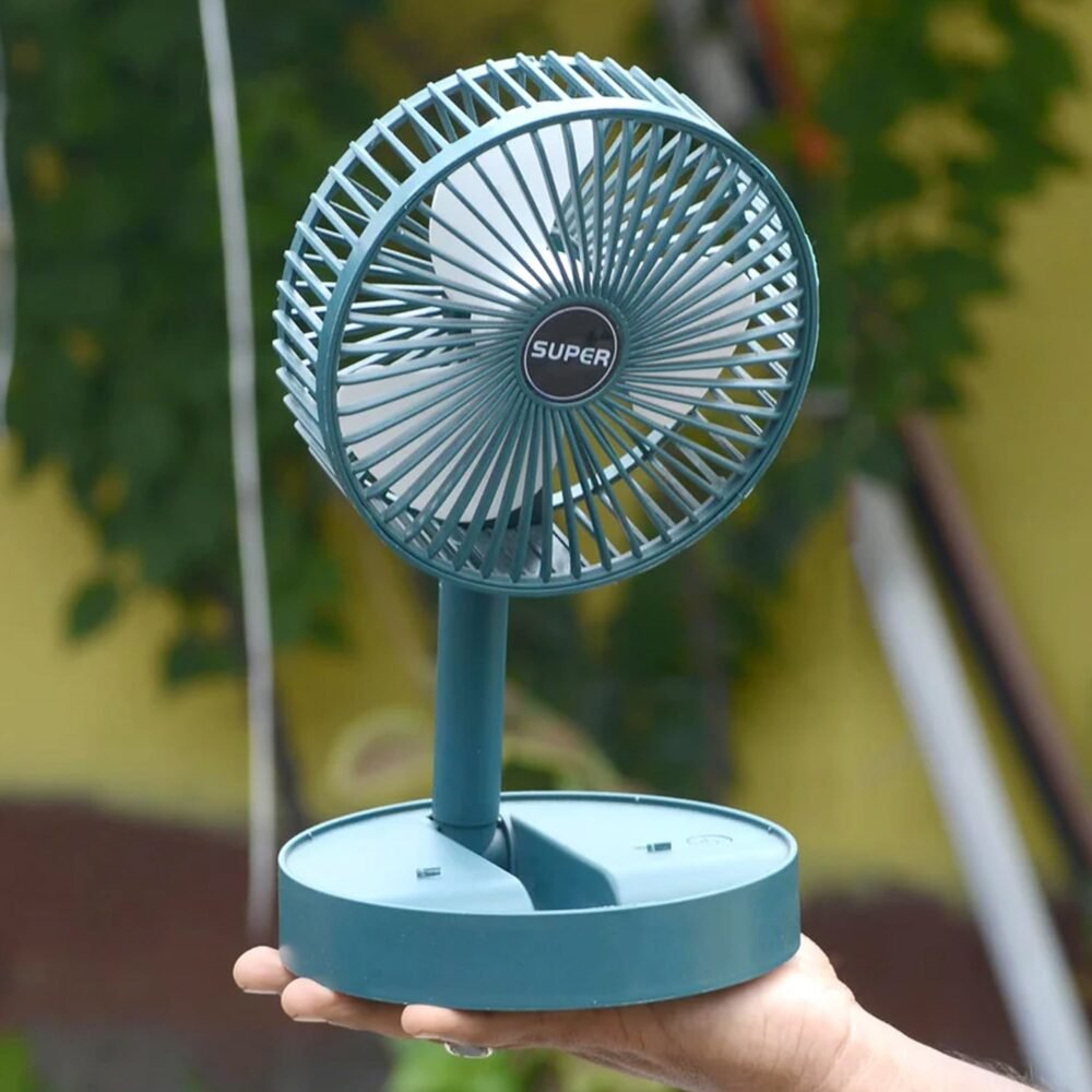 Fan-06.jpg Telescopic Foldable Mini USB Desk Fan – Adjustable & Quiet Cooling