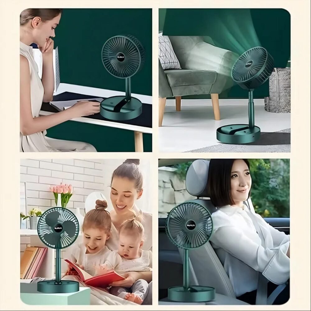 Fan-07.jpg Telescopic Foldable Mini USB Desk Fan – Adjustable & Quiet Cooling