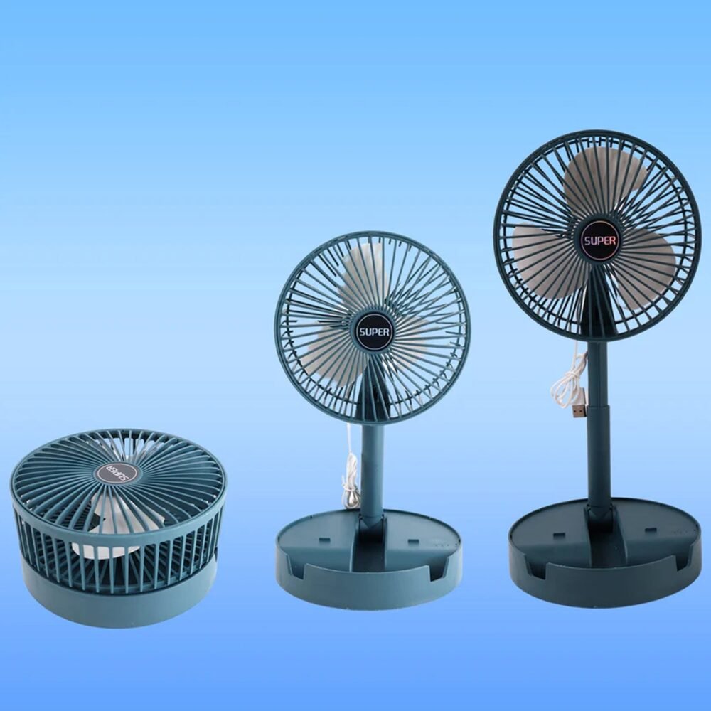 Fan-09.jpg Telescopic Foldable Mini USB Desk Fan – Adjustable & Quiet Cooling