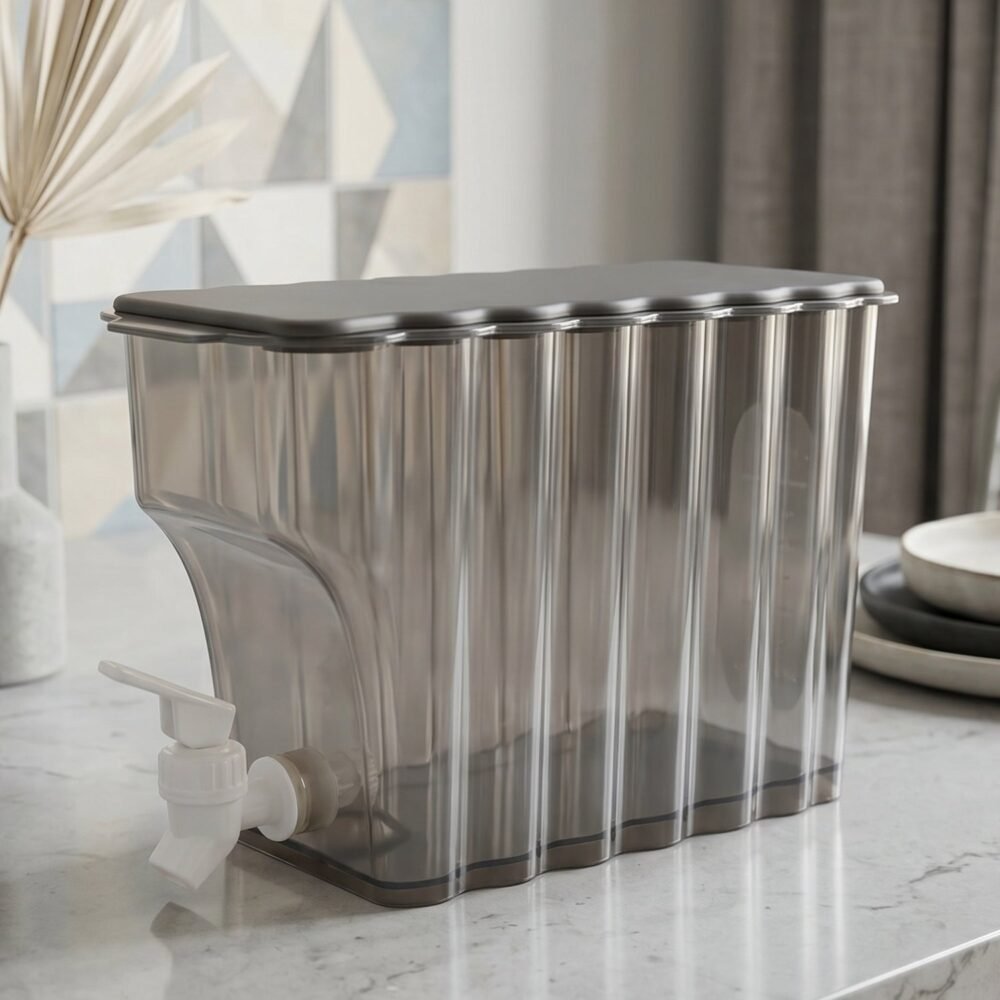 Faucet-Juice-Water-Pitcher-Dispenser-2.jpg Water Jug with Tap Dispenser – 3.6 Litre Compact Plastic Design