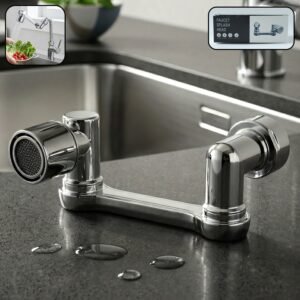 Faucet-Sprayer-Head-1.jpg Adjustable 360° Rotating Faucet Head – Water Saving & Flexible Control