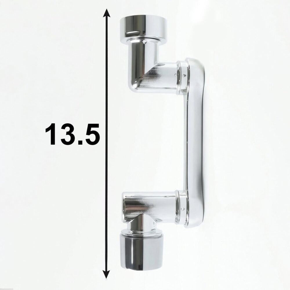 Adjustable 360° Rotating Faucet Head – Water Saving & Flexible Control