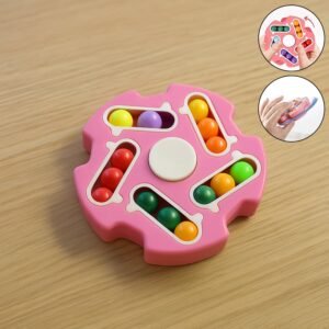 Fidget Magic Cube Spinner Toy – Stress Relief & Focus Enhancer