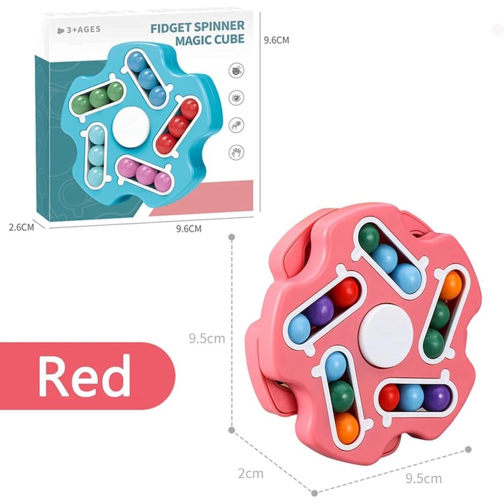 Fidget Magic Cube Spinner Toy – Stress Relief & Focus Enhancer