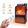 FlameHeater-05.jpg Electric Fireplace Heater ñ Realistic LED Flame |