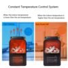 FlameHeater-06.jpg Electric Fireplace Heater ñ Realistic LED Flame |