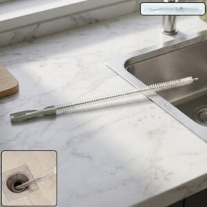 FlexibleSinkCleaningBrus-WOSKU-01.jpg Flexible Drain Cleaning Brush – Long Reach Dual-End Tool for Home