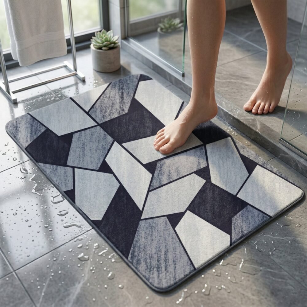 FloorCarpet01-03.jpg Geometric Anti Slip Door Floor Mat – Stylish & Water Absorbent