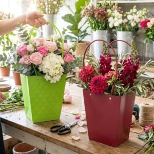 Flower Packaging Bag – Reusable Waterproof Gift Carrier for Bouquets