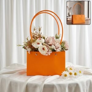 FlowerPackagingHandbag-01.jpg Foldable Flower Packaging Bag – Waterproof & Elegant Handle