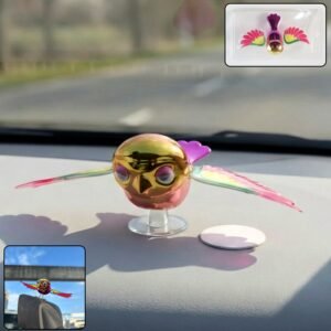 Wind Flying Bird Dashboard Decoration – Lifelike Wing Motion