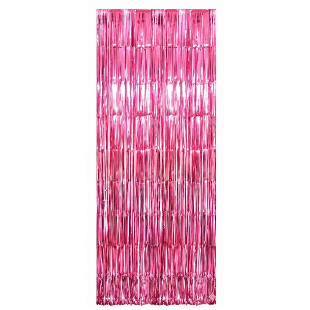 Foil Fringe Curtain – Metallic Shimmer Party Backdrop