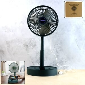 FoldingFan-WOSKU-001.jpg USB Folding Fan – Portable Desk Fan with Adjustable Speed & Phone Holder