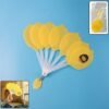 Lemon-Shape Hand Fan – Portable Foldable Cooling with Keychain