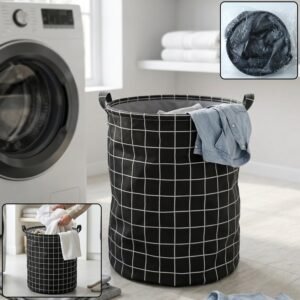 Foldable Laundry Basket – Spacious & Space-Saving for Home
